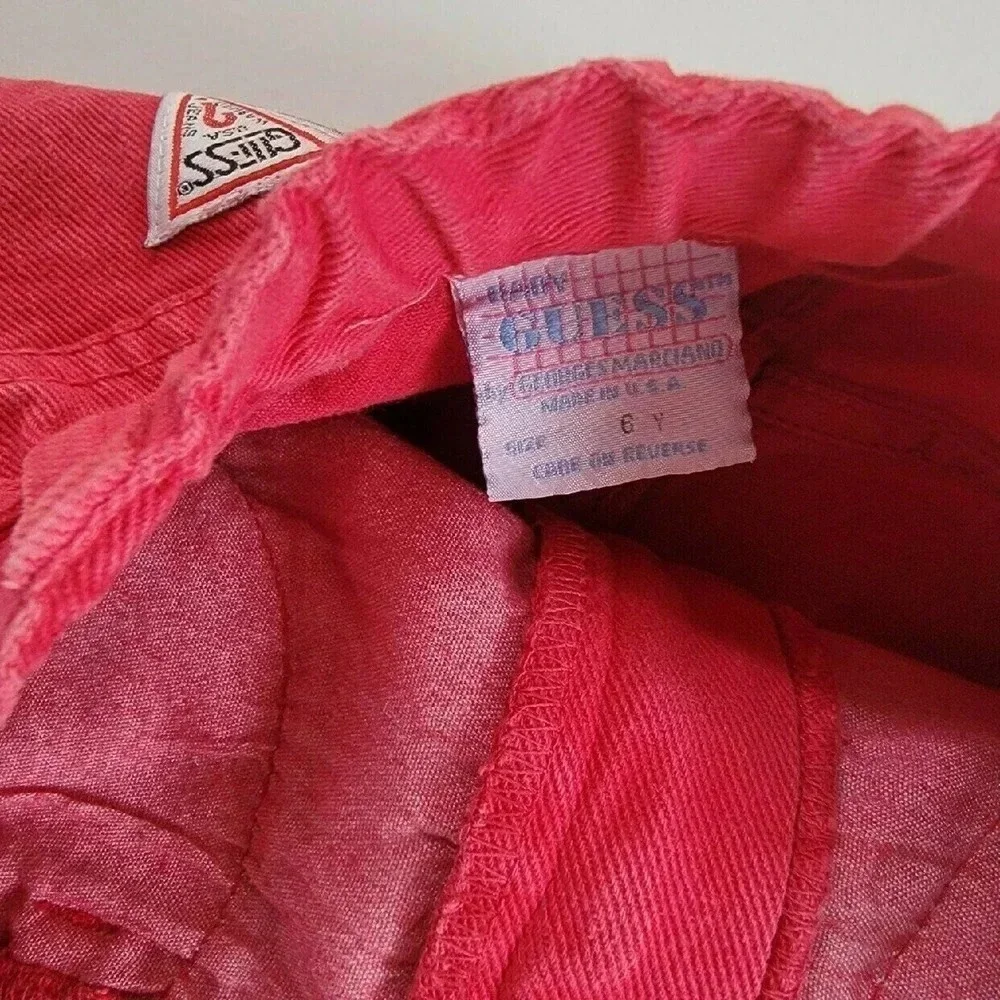 Guess Skirt Made USA Vintage 6 Girls